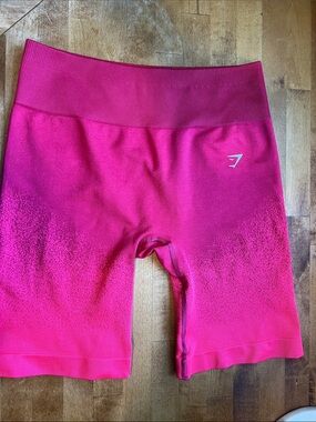 Gymshark Seamless High-Waist Hot Pink Bike Shorts